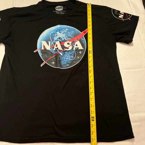 NASA Space Shuttle Discovery T-Shirt XL Black Graphic Tee Astronaut Space Logo - Picture 9 of 9